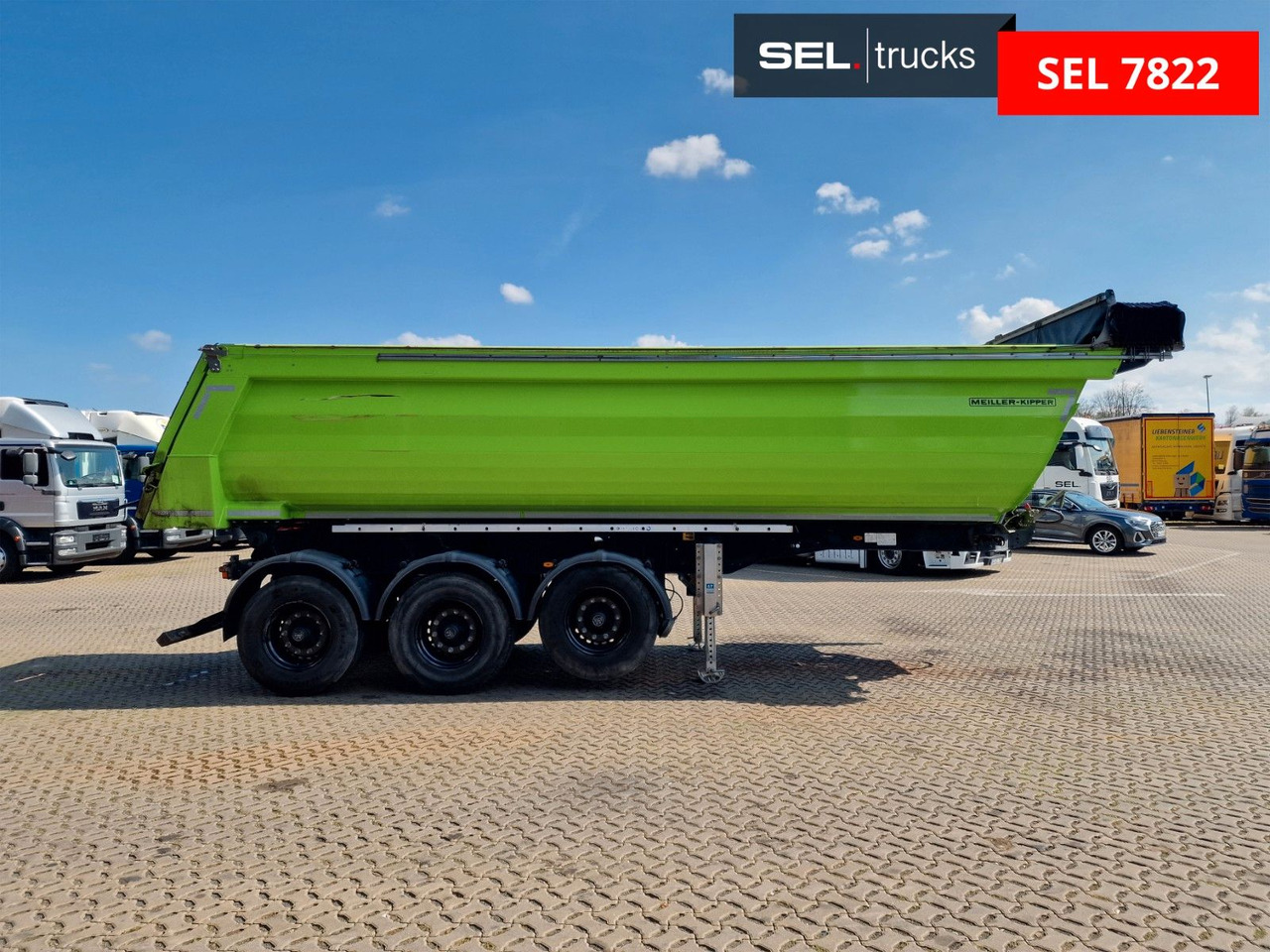 Meiller KISA 3 / Liftachse - Tipper semi-trailer: picture 4 Meiller KISA 3 / Liftachse - Tipper semi-trailer: picture 4