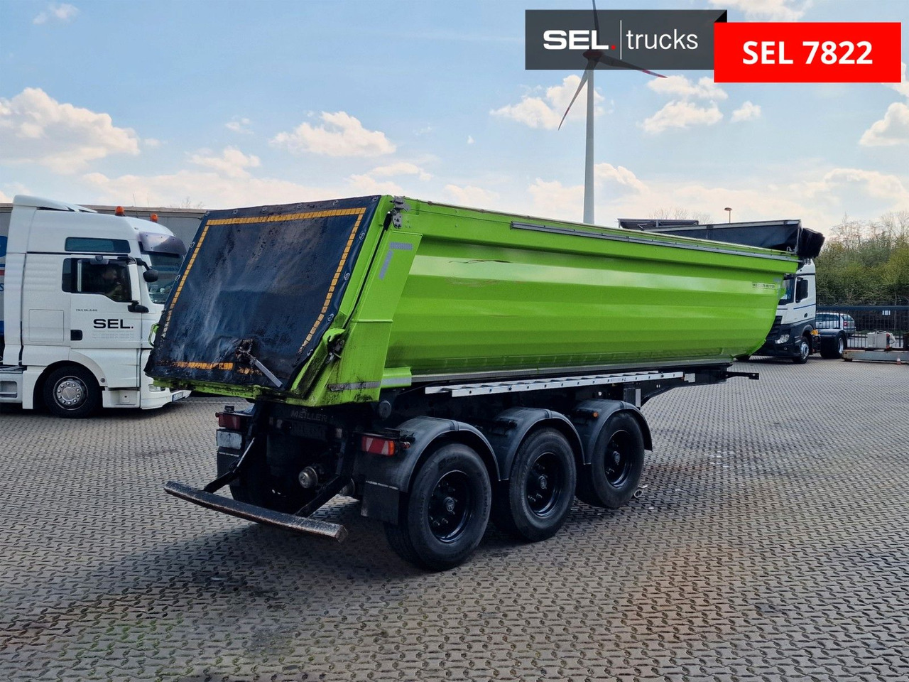 Meiller KISA 3 / Liftachse - Tipper semi-trailer: picture 5 Meiller KISA 3 / Liftachse - Tipper semi-trailer: picture 5