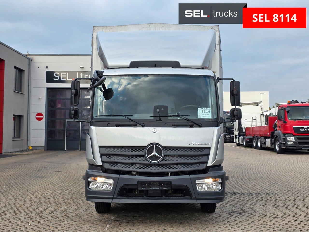 Mercedes-Benz Atego 1221 / Ladebordwand - Curtainsider truck: picture 2 Mercedes-Benz Atego 1221 / Ladebordwand - Curtainsider truck: picture 2