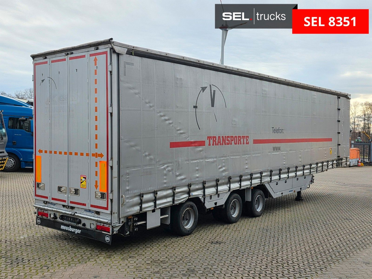 Meusburger MPS-3 / Radmulde / Lenk-Liftachse /Verbreiterbar - Curtainsider semi-trailer: picture 5 Meusburger MPS-3 / Radmulde / Lenk-Liftachse /Verbreiterbar - Curtainsider semi-trailer: picture 5