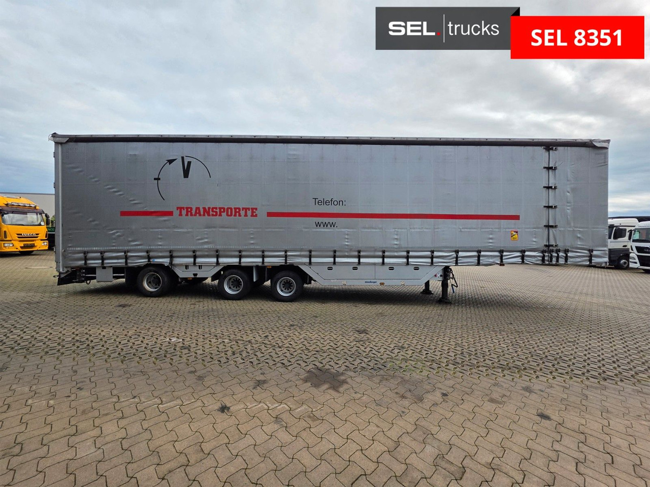 Meusburger MPS-3 / Radmulde / Lenk-Liftachse /Verbreiterbar - Curtainsider semi-trailer: picture 4 Meusburger MPS-3 / Radmulde / Lenk-Liftachse /Verbreiterbar - Curtainsider semi-trailer: picture 4