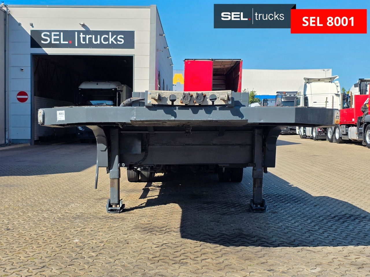 Meusburger MTS-3 / Teleskop / 13.085 - 17.385 mm /Lenkachse - Dropside/ Flatbed semi-trailer: picture 3 Meusburger MTS-3 / Teleskop / 13.085 - 17.385 mm /Lenkachse - Dropside/ Flatbed semi-trailer: picture 3