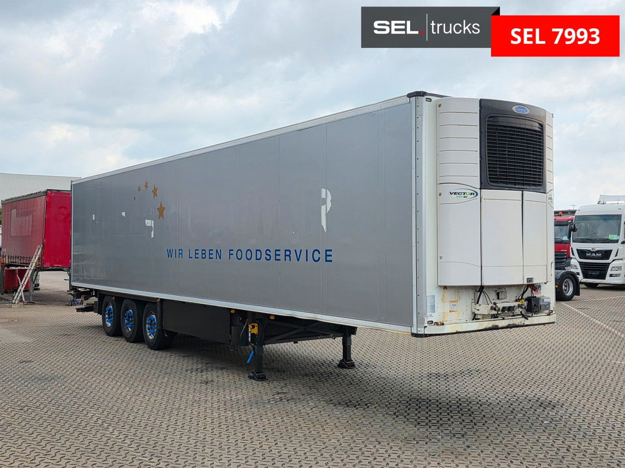 Schmitz Cargobull SKO 24 / Doppelverdampfer / Carrier Vector 1950 - Refrigerator semi-trailer: picture 3 Schmitz Cargobull SKO 24 / Doppelverdampfer / Carrier Vector 1950 - Refrigerator semi-trailer: picture 3