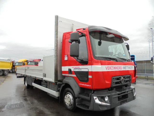 Renault Midlum 240 D12 - Dropside/ Flatbed truck, Crane truck: picture 3 Renault Midlum 240 D12 - Dropside/ Flatbed truck, Crane truck: picture 3