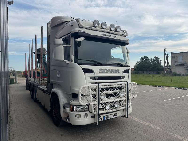 Scania R 730 + NARKO trailer - Timber truck, Crane truck: picture 2 Scania R 730 + NARKO trailer - Timber truck, Crane truck: picture 2