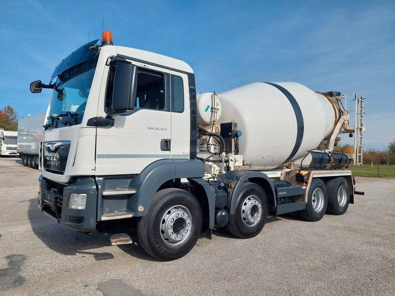 MAN TGS 32.420 BB Stetter 8x4 - Concrete mixer truck: picture 1 MAN TGS 32.420 BB Stetter 8x4 - Concrete mixer truck: picture 1