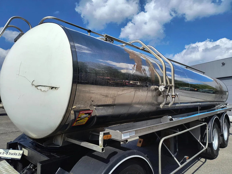 Tank trailer for transportation of milk ETA 16500L INSULATED INOX TANK - 1 COMP: picture 10 Tank trailer for transportation of milk ETA 16500L INSULATED INOX TANK - 1 COMP: picture 10