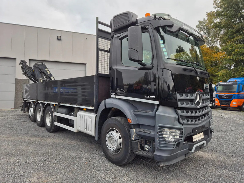 Mercedes-Benz Arocs 3240 8X4 - HIAB 166E-5 HIPRO WITH REMOTE CONTROL - ROTATOR - Dropside/ Flatbed truck, Crane truck: picture 3 Mercedes-Benz Arocs 3240 8X4 - HIAB 166E-5 HIPRO WITH REMOTE CONTROL - ROTATOR - Dropside/ Flatbed truck, Crane truck: picture 3