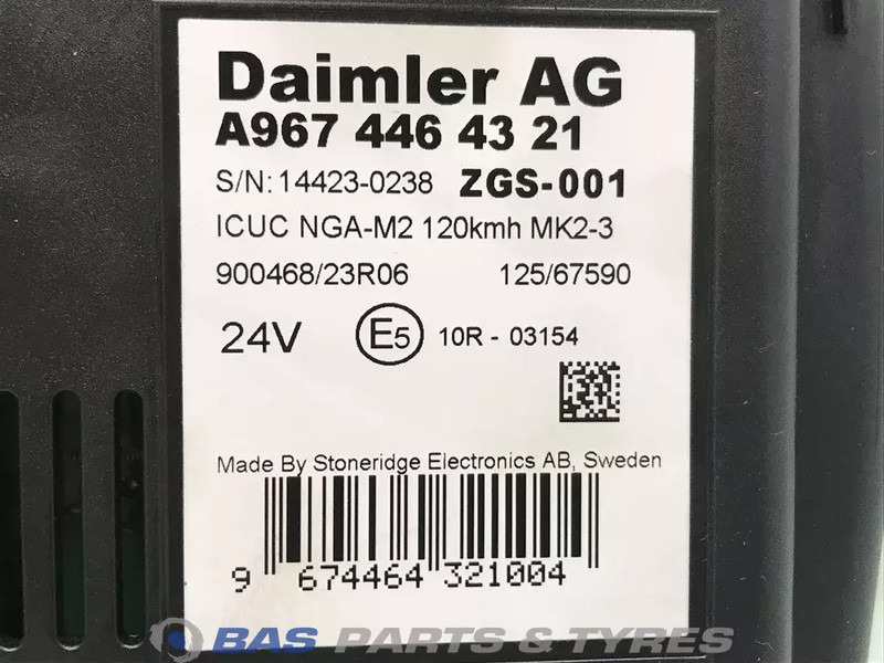 Mercedes-Benz Atego Combi-Instrument Mercedes A 967 446 43 21 - Dashboard for Truck: picture 3 Mercedes-Benz Atego Combi-Instrument Mercedes A 967 446 43 21 - Dashboard for Truck: picture 3