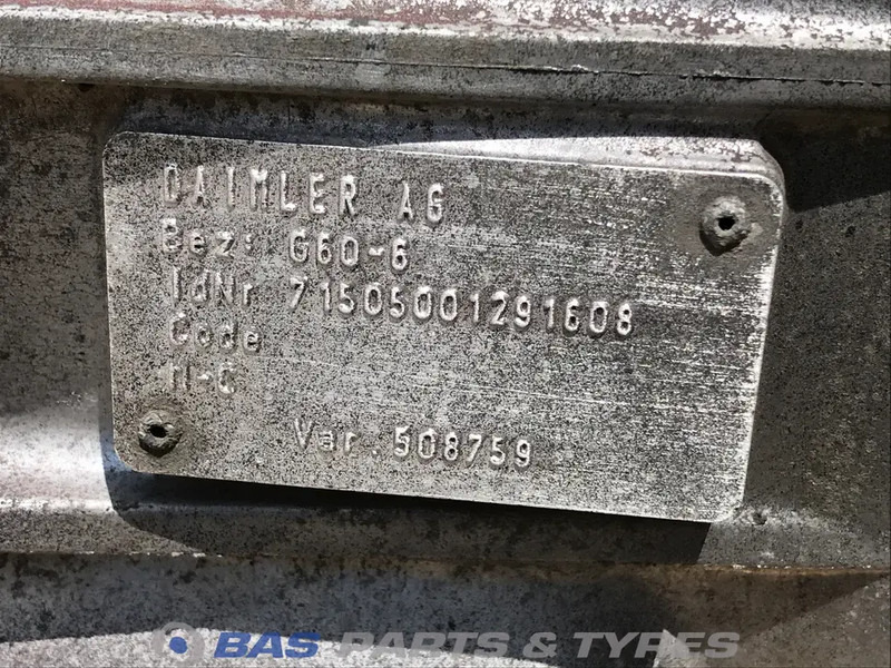 Mercedes-Benz Atego MP2 Mercedes G60-6 Versnellingsbak A 001 260 36 00 - Gearbox for Truck: picture 5 Mercedes-Benz Atego MP2 Mercedes G60-6 Versnellingsbak A 001 260 36 00 - Gearbox for Truck: picture 5