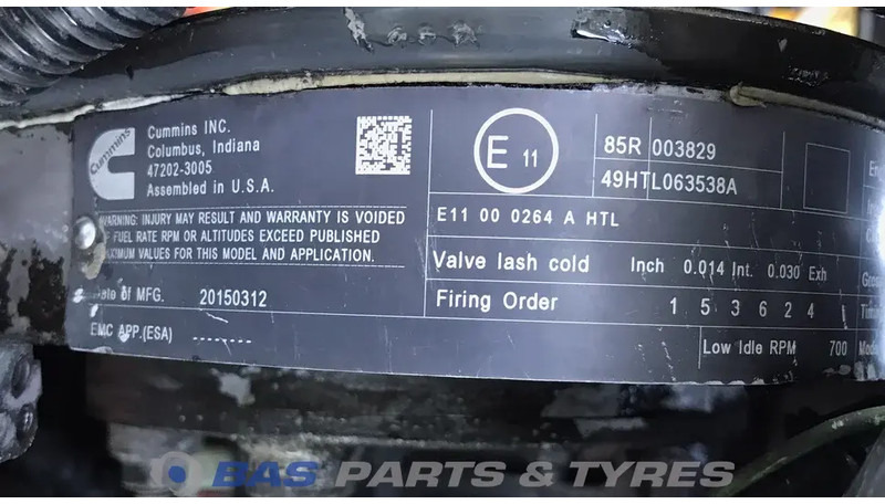 Volvo FE Euro 6 Motor Volvo G9K 320 22360861 - Engine for Truck: picture 5 Volvo FE Euro 6 Motor Volvo G9K 320 22360861 - Engine for Truck: picture 5