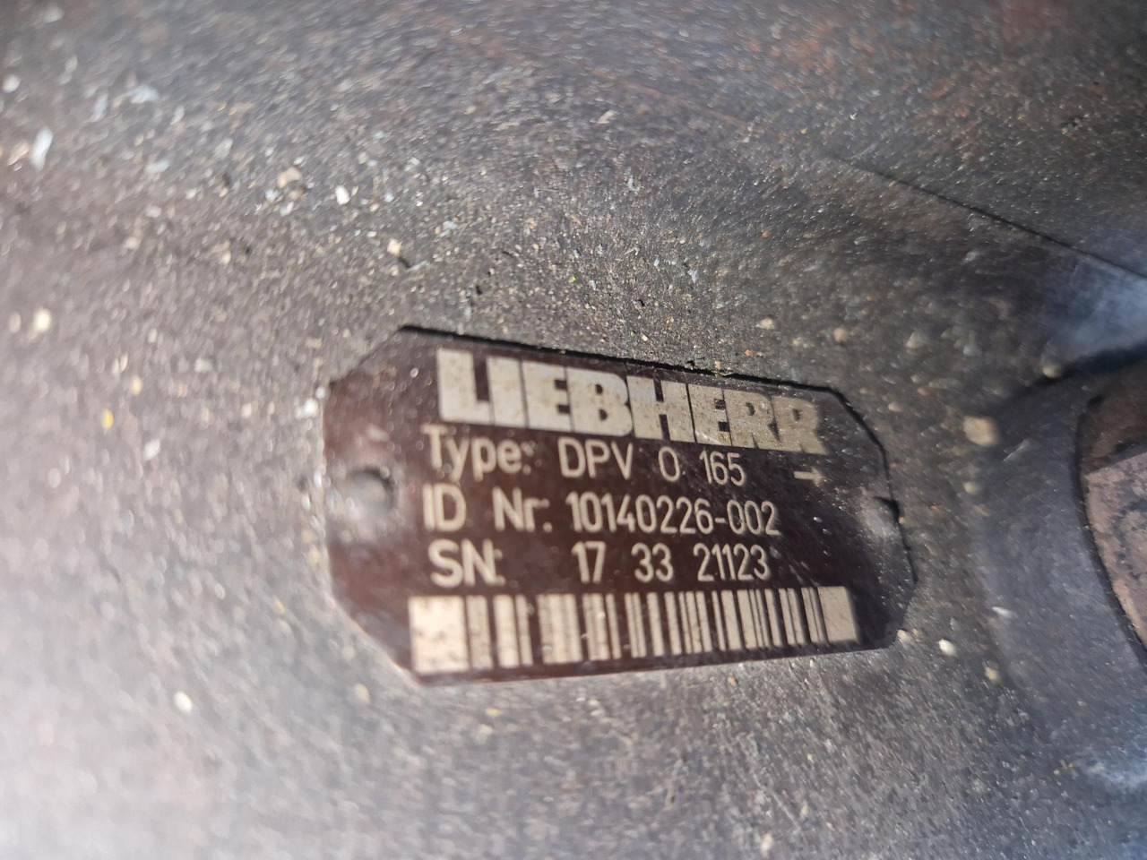 Liebherr DPV 0 165 - Hydraulic pump for Construction machinery: picture 2 Liebherr DPV 0 165 - Hydraulic pump for Construction machinery: picture 2