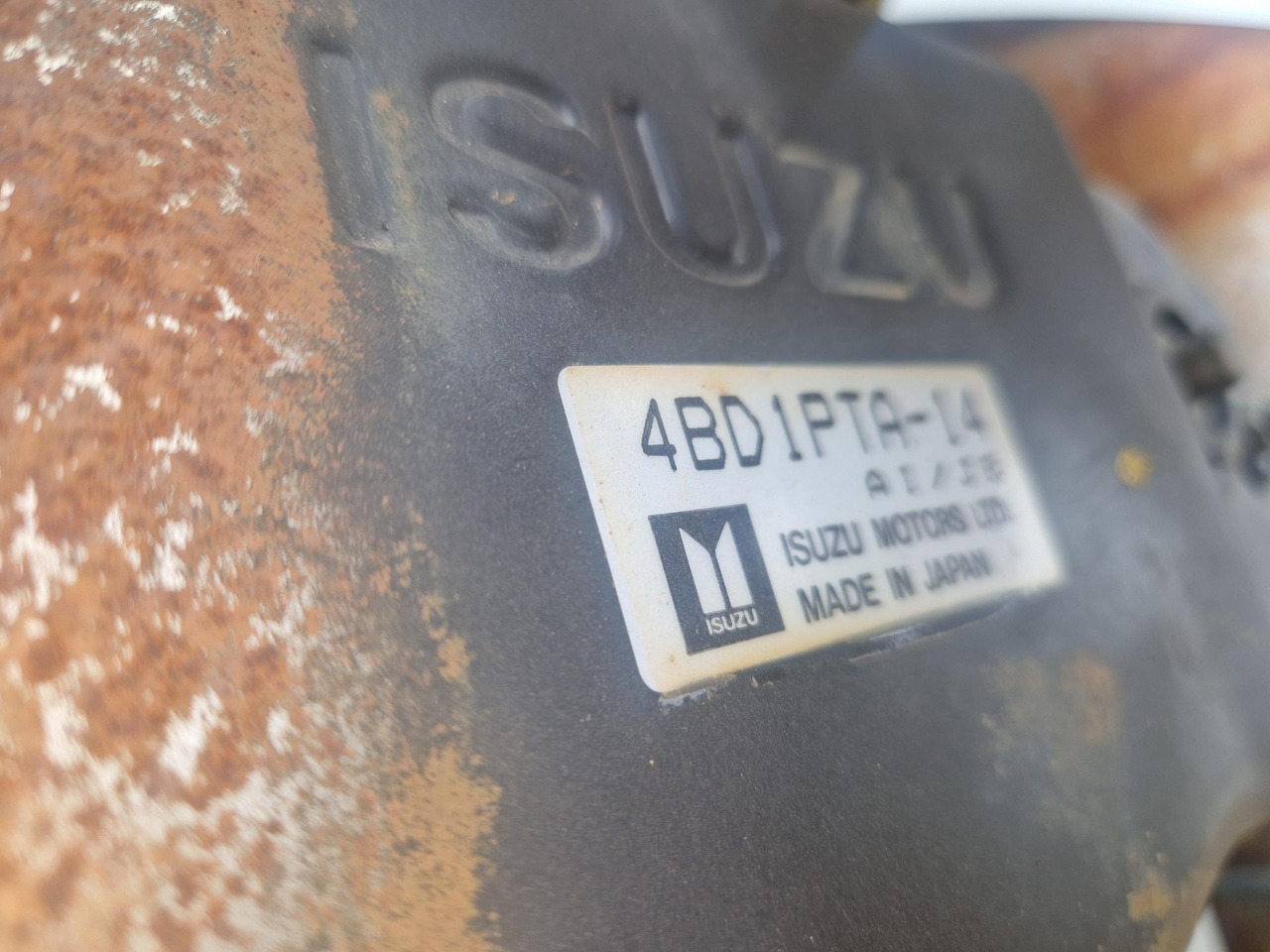 MOTOR ISUZU 4BD1PTA-14 - Engine for Construction machinery: picture 4 MOTOR ISUZU 4BD1PTA-14 - Engine for Construction machinery: picture 4