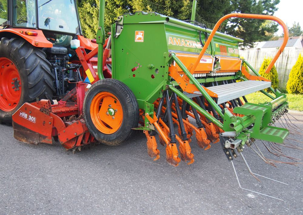 Combine seed drill Agregat uprawowo-siewny Amazone HRB 301 I D9-30 2005 Agregat uprawowo siewny KUHN AMAZONE szerokość robocza 3m: picture 10