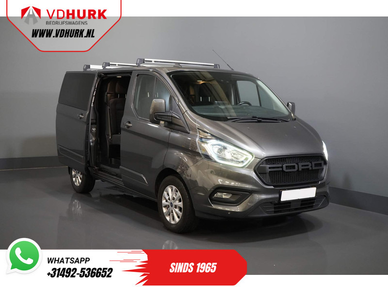 Small van Ford Transit Custom 2.0 TDCI 130 pk Aut. DC Dubbel Cabine Limited 2x Schuifdeur/ CarPlay/ Stoelverw./ Cruise/ LMV/ Navi/ Cruise/ PDC: picture 8