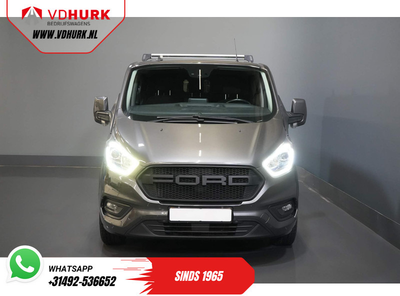 Small van Ford Transit Custom 2.0 TDCI 130 pk Aut. DC Dubbel Cabine Limited 2x Schuifdeur/ CarPlay/ Stoelverw./ Cruise/ LMV/ Navi/ Cruise/ PDC: picture 7
