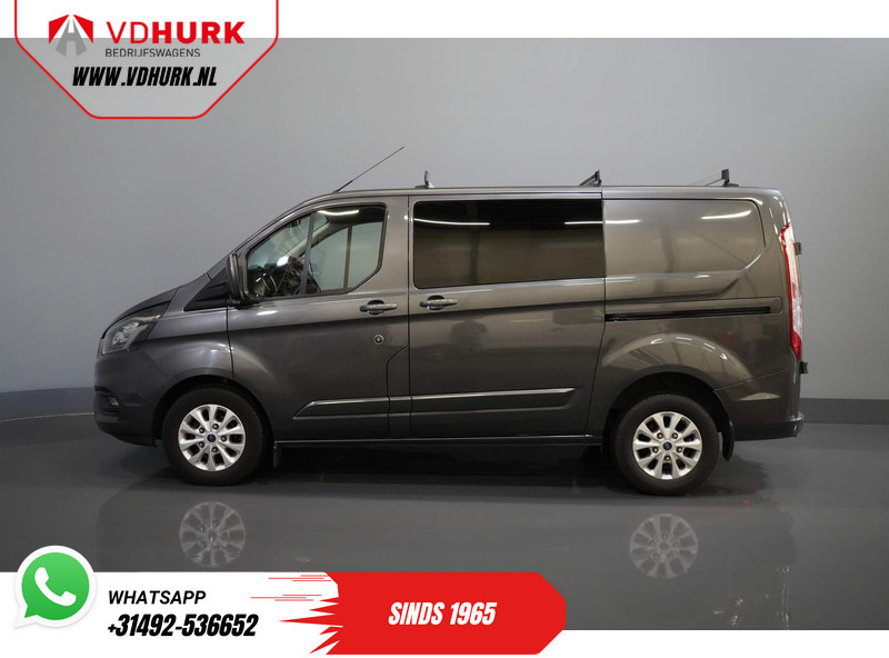 Small van Ford Transit Custom 2.0 TDCI 130 pk Aut. DC Dubbel Cabine Limited 2x Schuifdeur/ CarPlay/ Stoelverw./ Cruise/ LMV/ Navi/ Cruise/ PDC: picture 9