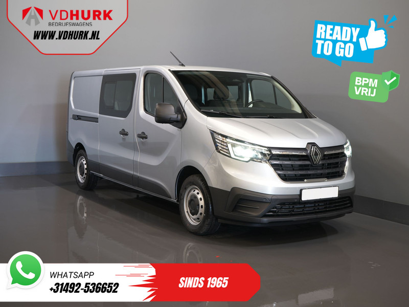 Renault Trafic 2.0 dCi 130 pk L2 BPM VRIJ! DC Dubbel Cabine LED/ 2xSchuifdeur/ Navi/ Carplay/ Camera/ PDC/ Cruise - Small van, Combi van: picture 1 Renault Trafic 2.0 dCi 130 pk L2 BPM VRIJ! DC Dubbel Cabine LED/ 2xSchuifdeur/ Navi/ Carplay/ Camera/ PDC/ Cruise - Small van, Combi van: picture 1