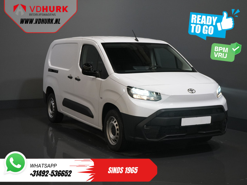 Toyota PROACE CITY 1.5 130 pk Aut. L2 BPM VRIJ! LED/ Virtual Cockpit/ 3 pers./ Carplay/ Camera/ Climate/ PDC/ Cruise - Small van: picture 1 Toyota PROACE CITY 1.5 130 pk Aut. L2 BPM VRIJ! LED/ Virtual Cockpit/ 3 pers./ Carplay/ Camera/ Climate/ PDC/ Cruise - Small van: picture 1
