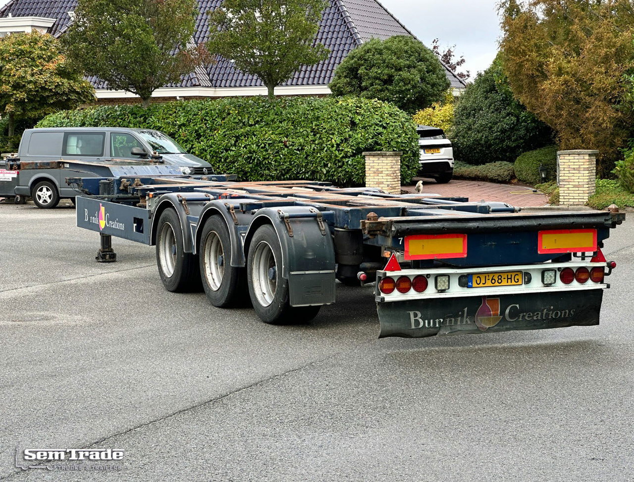 Burg BPO 15-27 Ccxhx BPW Axles Disc Brakes 40 FT. Chassis Lift Axle NEW APK - TUV - Container transporter/ Swap body semi-trailer: picture 3 Burg BPO 15-27 Ccxhx BPW Axles Disc Brakes 40 FT. Chassis Lift Axle NEW APK - TUV - Container transporter/ Swap body semi-trailer: picture 3