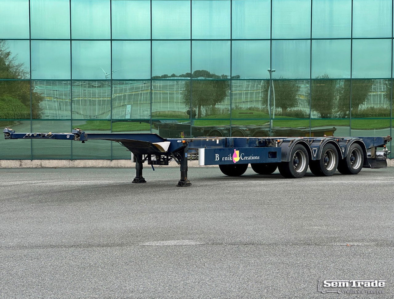 Burg BPO 15-27 Ccxhx BPW Axles Disc Brakes 40 FT. Chassis Lift Axle NEW APK - TUV - Container transporter/ Swap body semi-trailer: picture 1 Burg BPO 15-27 Ccxhx BPW Axles Disc Brakes 40 FT. Chassis Lift Axle NEW APK - TUV - Container transporter/ Swap body semi-trailer: picture 1