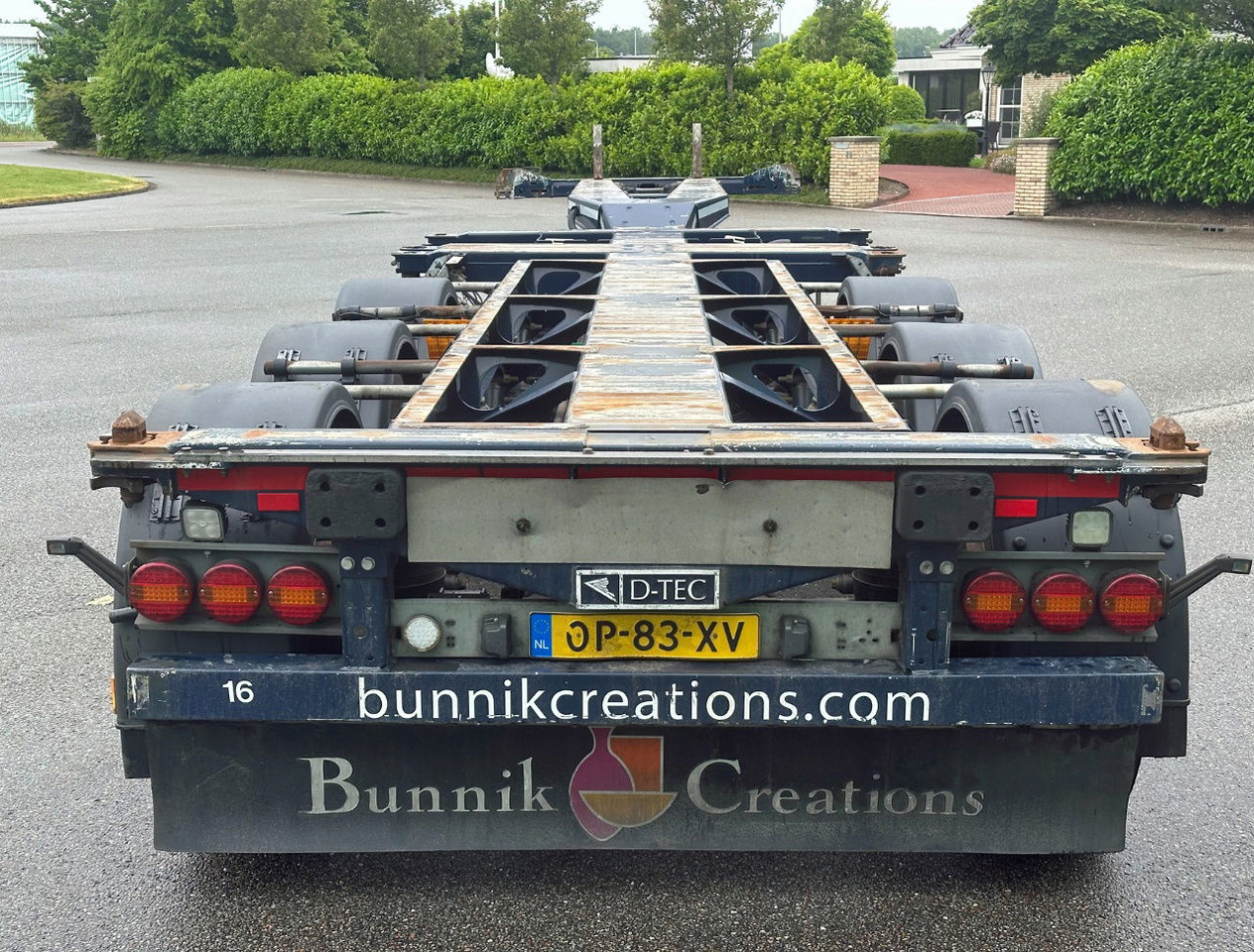 D-TEC Flexitrailer Multi Liftaxle Drumbrakes TOP Condition NL Trailer 2 Pieces - Container transporter/ Swap body semi-trailer: picture 4 D-TEC Flexitrailer Multi Liftaxle Drumbrakes TOP Condition NL Trailer 2 Pieces - Container transporter/ Swap body semi-trailer: picture 4