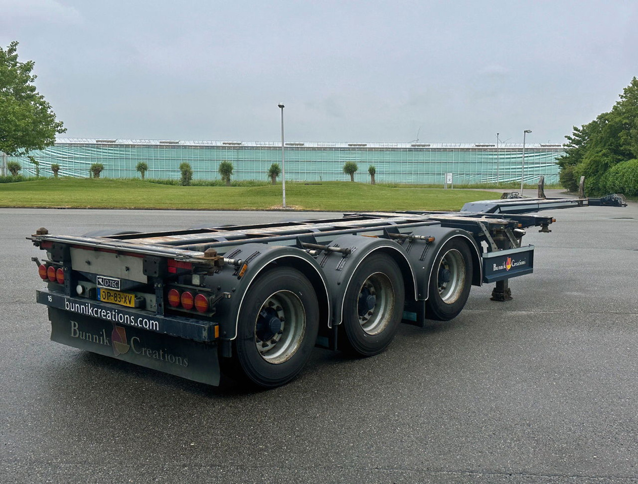 D-TEC Flexitrailer Multi Liftaxle Drumbrakes TOP Condition NL Trailer 2 Pieces - Container transporter/ Swap body semi-trailer: picture 5 D-TEC Flexitrailer Multi Liftaxle Drumbrakes TOP Condition NL Trailer 2 Pieces - Container transporter/ Swap body semi-trailer: picture 5