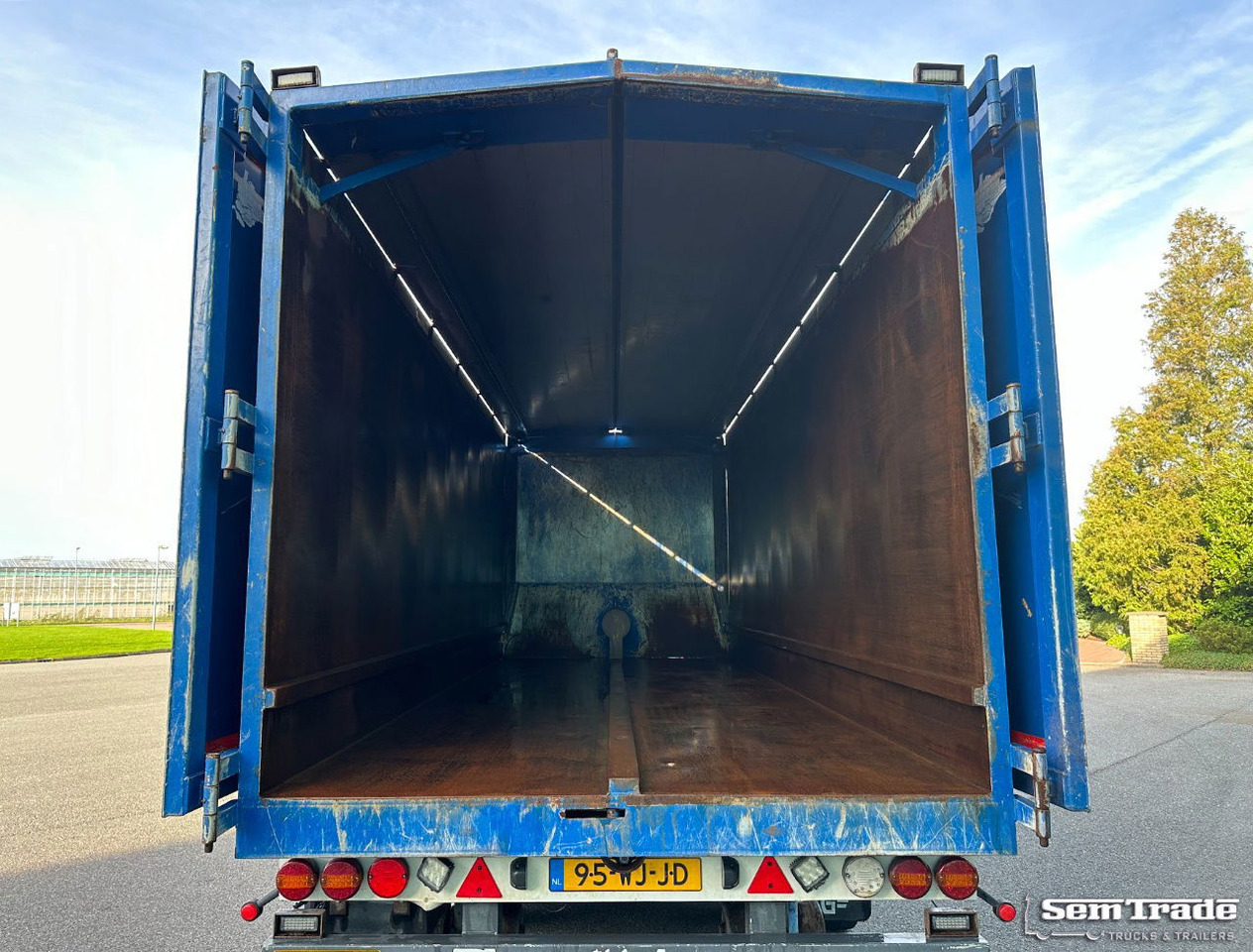 Farm tipping trailer/ Dumper LAG M-3-24 + Piet Ruizeveld DS Lift Axle 72.000 KM Super Condition: picture 15