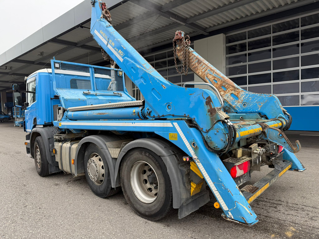 SCANIA P450 6x2 + AK16N TC - Skip loader truck: picture 3 SCANIA P450 6x2 + AK16N TC - Skip loader truck: picture 3