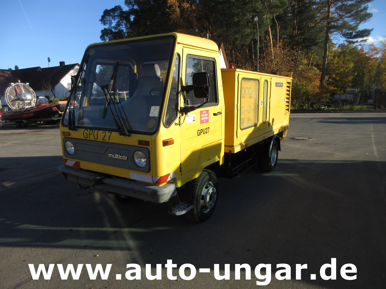 MULTICAR M26 Lechmotoren GPU Ground Power Unit - used GSE - 28V DC & 115V 400Hz - Ground power unit: picture 2 MULTICAR M26 Lechmotoren GPU Ground Power Unit - used GSE - 28V DC & 115V 400Hz - Ground power unit: picture 2