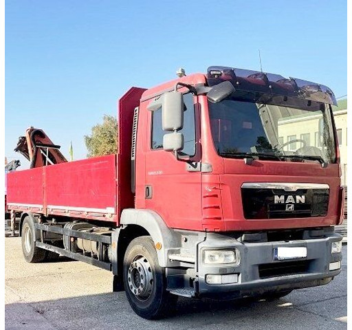 MAN 6m TGM 18.340 +Palfinger 12001 radio - Dropside/ Flatbed truck, Crane truck: picture 1 MAN 6m TGM 18.340 +Palfinger 12001 radio - Dropside/ Flatbed truck, Crane truck: picture 1