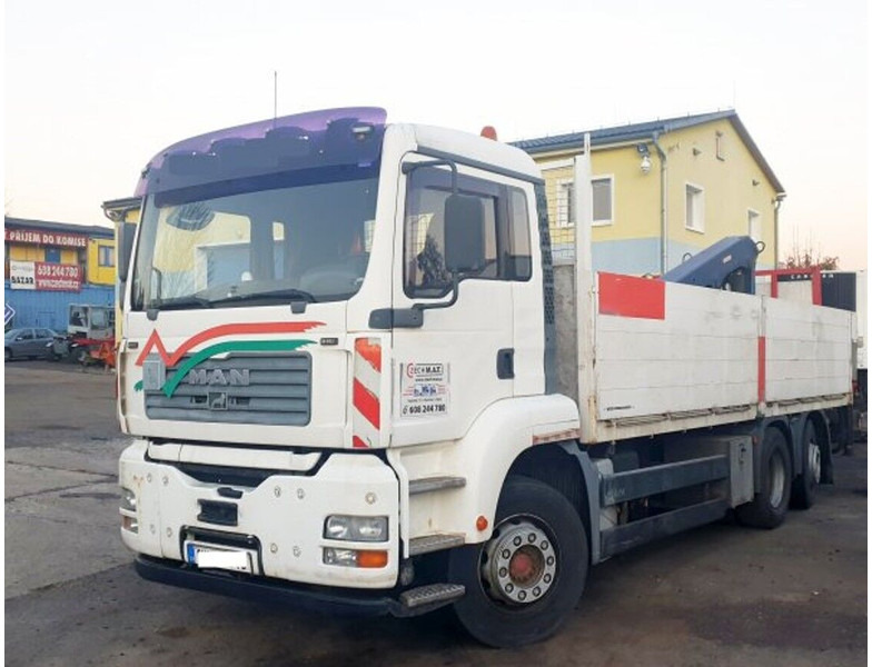 MAN 6x2 EUR4 TGA 26.430 BL crane REMOTE - Dropside/ Flatbed truck, Crane truck: picture 2 MAN 6x2 EUR4 TGA 26.430 BL crane REMOTE - Dropside/ Flatbed truck, Crane truck: picture 2