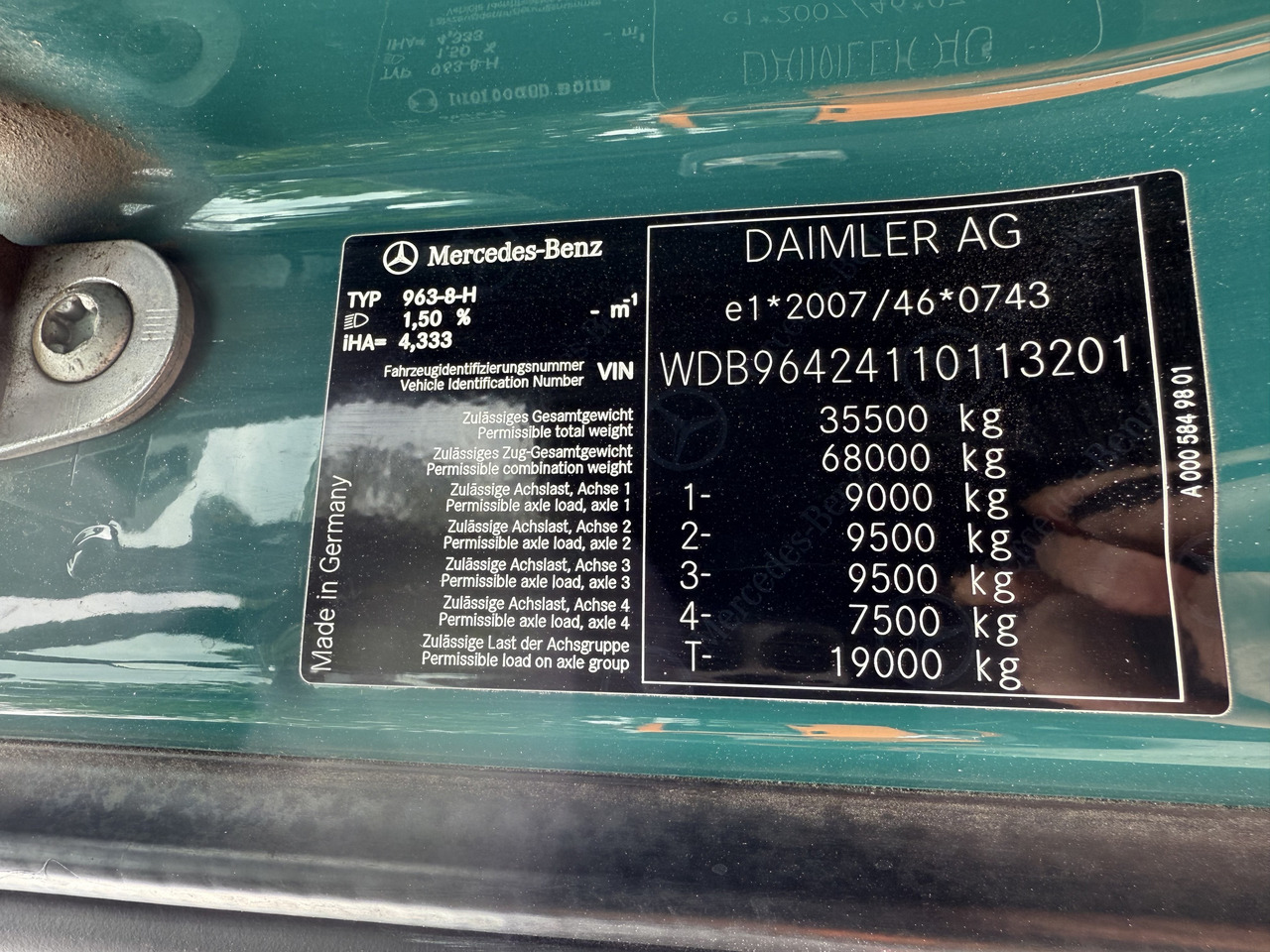 Mercedes-Benz Arocs 3251 8X4 Haken mit Kran HMF 2620 K5 leasing Mercedes-Benz Arocs 3251 8X4 Haken mit Kran HMF 2620 K5: picture 7 Mercedes-Benz Arocs 3251 8X4 Haken mit Kran HMF 2620 K5 leasing Mercedes-Benz Arocs 3251 8X4 Haken mit Kran HMF 2620 K5: picture 7