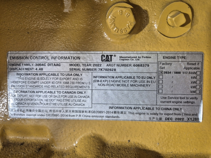 Caterpillar 3054C DITAAC Engine + Radiator - Engine for Industrial equipment: picture 2 Caterpillar 3054C DITAAC Engine + Radiator - Engine for Industrial equipment: picture 2