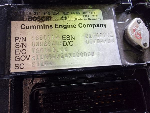 DAF 6ISB E3 5.9 Daf Spec CE162C with PTO on bellhousing Engine (Truck) - Engine for Truck: picture 2 DAF 6ISB E3 5.9 Daf Spec CE162C with PTO on bellhousing Engine (Truck) - Engine for Truck: picture 2