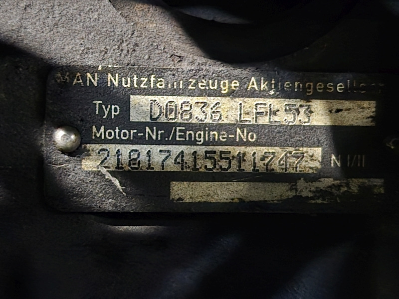 MAN D0836 LFL53 Engine (Truck) - Engine for Truck: picture 2 MAN D0836 LFL53 Engine (Truck) - Engine for Truck: picture 2