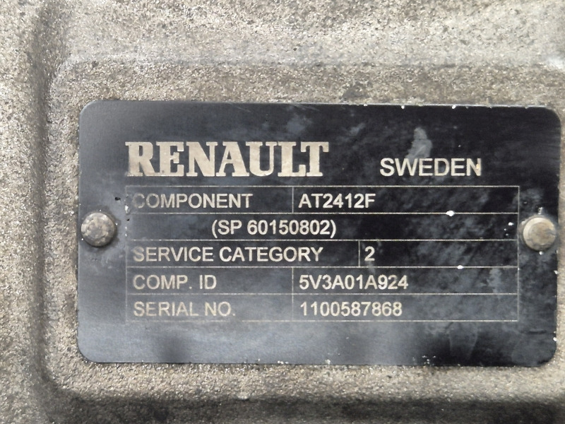 Renault AT2412F Gearbox - Gearbox: picture 2 Renault AT2412F Gearbox - Gearbox: picture 2