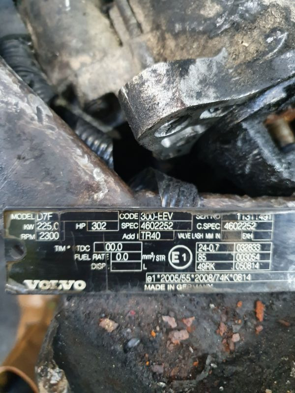 Volvo D7F - Engine for Truck: picture 2 Volvo D7F - Engine for Truck: picture 2