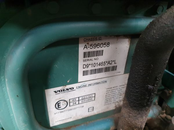 Volvo  D9A260 EC01 - Engine for Truck: picture 2 Volvo  D9A260 EC01 - Engine for Truck: picture 2