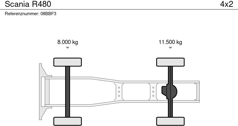 Tractor unit Scania R480: picture 8