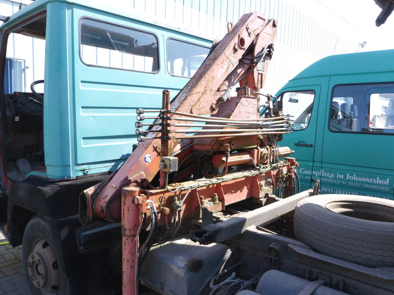 Mercedes-Benz 814 Kipper + Atlaskran AK30.1 + Nutzlast 2720KG - Tipper van: picture 4 Mercedes-Benz 814 Kipper + Atlaskran AK30.1 + Nutzlast 2720KG - Tipper van: picture 4