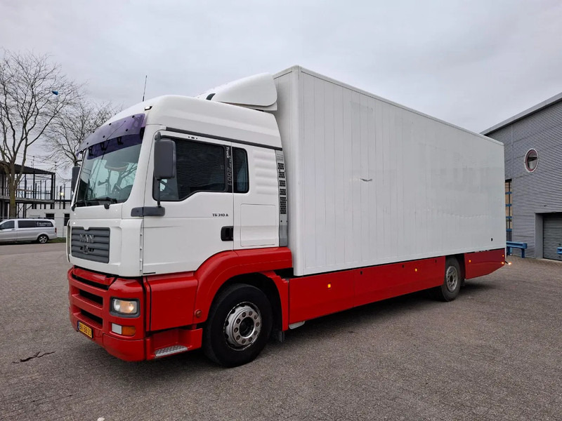 MAN TG310A / NL TRUCK / TUV:06-07-2026 / ONLY:249085 KM / SMART TACHO / 1SIDE OPEN / PLATFORM 2000 KG / AUTOMATIC / EURO-3 / 2002 - Box truck: picture 1 MAN TG310A / NL TRUCK / TUV:06-07-2026 / ONLY:249085 KM / SMART TACHO / 1SIDE OPEN / PLATFORM 2000 KG / AUTOMATIC / EURO-3 / 2002 - Box truck: picture 1