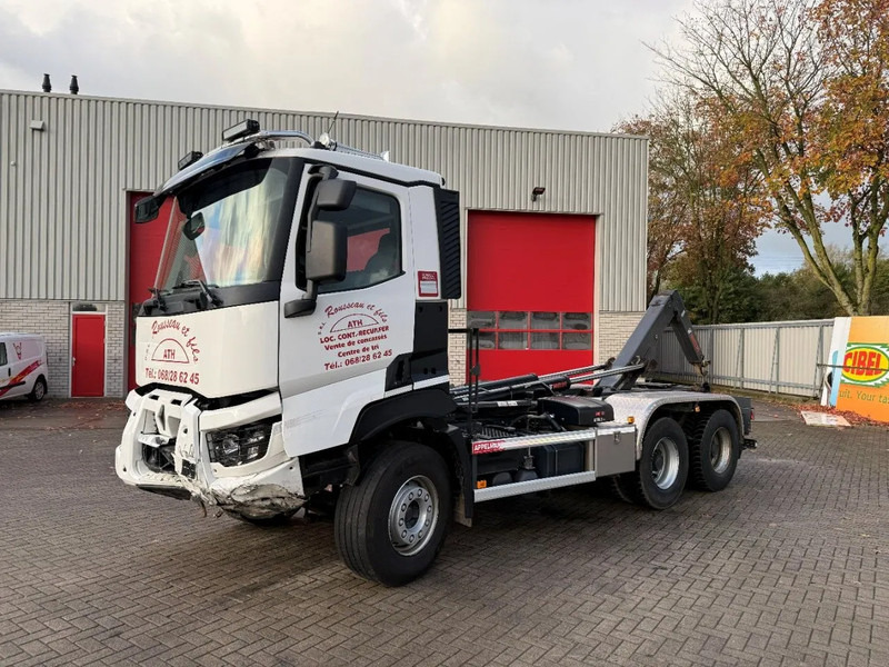 Renault C480 / ENGINE RUNNING / 6X4 / HIAB 21TON HOOKLIFT / ONLY:146334 KM / AUTOMATIC / EURO-6 / 2020 - Hook lift truck: picture 2 Renault C480 / ENGINE RUNNING / 6X4 / HIAB 21TON HOOKLIFT / ONLY:146334 KM / AUTOMATIC / EURO-6 / 2020 - Hook lift truck: picture 2