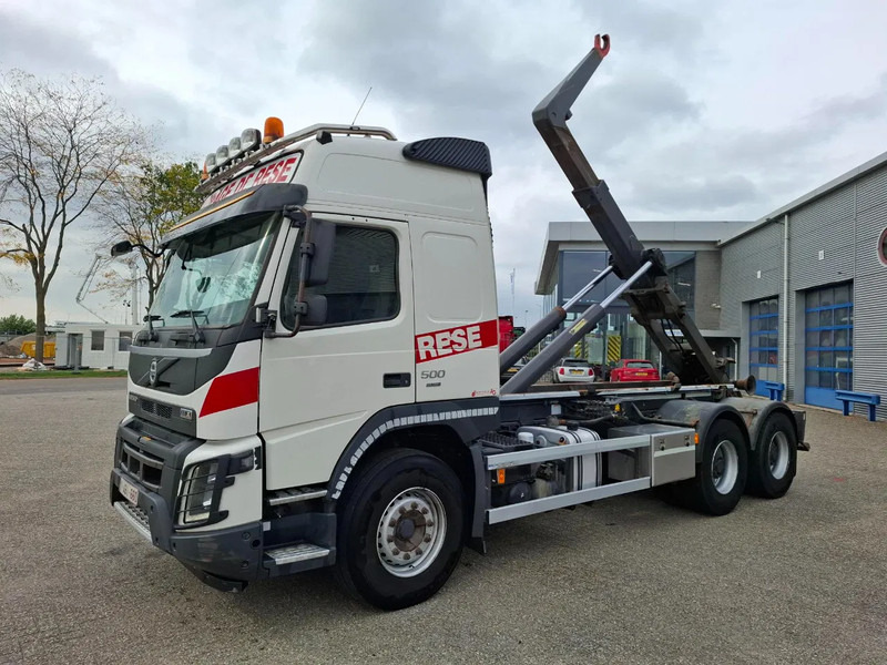 Volvo FMX4-500 / 6X4 / VEB+ / 2XBIG AXLE / AJK 25 TON HOOK / FULL STEEL / TUV:14-01-2026 / LWDS / AUTOMATIC / EURO-6 / 2016 - Hook lift truck: picture 1 Volvo FMX4-500 / 6X4 / VEB+ / 2XBIG AXLE / AJK 25 TON HOOK / FULL STEEL / TUV:14-01-2026 / LWDS / AUTOMATIC / EURO-6 / 2016 - Hook lift truck: picture 1