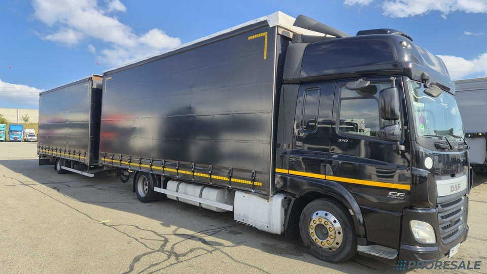 DAF CF 370 FA EURO 6 velkoobjemová souprava - prodejné jen s přívěsem GNIOTPOL P0478Z - cena je za celou soupravu - Curtainsider truck: picture 1 DAF CF 370 FA EURO 6 velkoobjemová souprava - prodejné jen s přívěsem GNIOTPOL P0478Z - cena je za celou soupravu - Curtainsider truck: picture 1