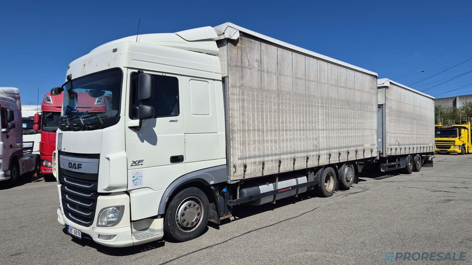 DAF XF 410 FAR SC EURO 6 - velkoobjemová souprava - prodejné jen s přívěsem SCHWARZMÜLLER TPA 2/E - cena je za celou soupravu - Curtainsider truck: picture 2 DAF XF 410 FAR SC EURO 6 - velkoobjemová souprava - prodejné jen s přívěsem SCHWARZMÜLLER TPA 2/E - cena je za celou soupravu - Curtainsider truck: picture 2