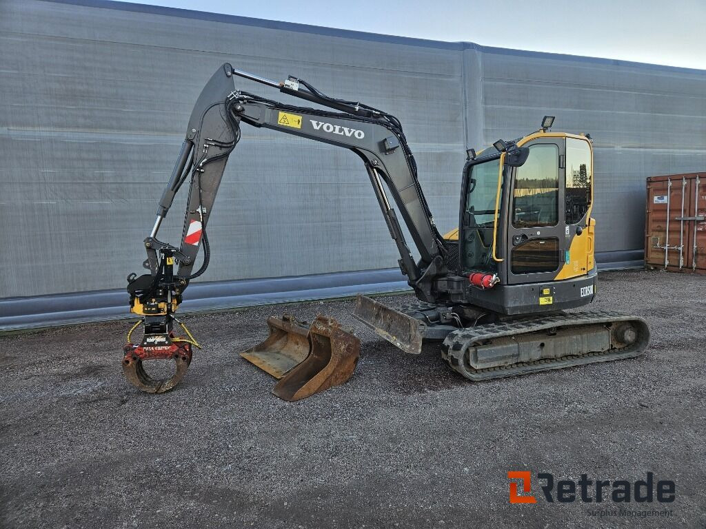 Grävmaskin Volvo ECR58D Tiltrotator Redskap - Construction machinery: picture 1 Grävmaskin Volvo ECR58D Tiltrotator Redskap - Construction machinery: picture 1