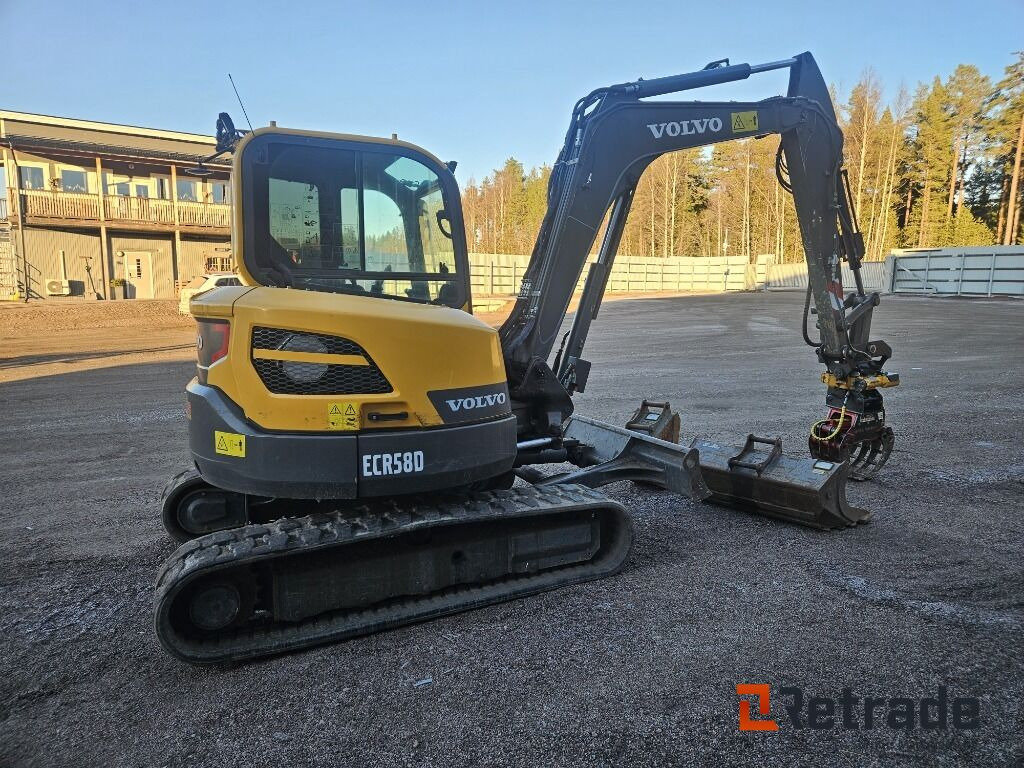 Grävmaskin Volvo ECR58D Tiltrotator Redskap - Construction machinery: picture 5 Grävmaskin Volvo ECR58D Tiltrotator Redskap - Construction machinery: picture 5