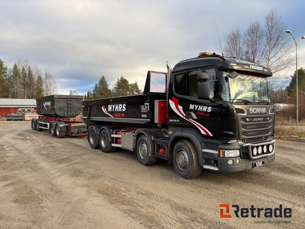 Kassettbilsekipage Scania R730 8X4 - Tipper, Roll-off/ Skip trailer: picture 2 Kassettbilsekipage Scania R730 8X4 - Tipper, Roll-off/ Skip trailer: picture 2