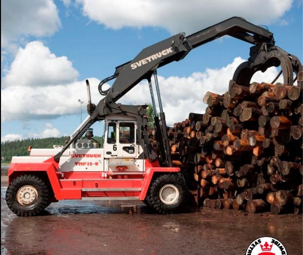 Svetruck TMF 12/9 HB / 1 Owner / Elme Spreader / Wood LOG A RM - Reach stacker: picture 1 Svetruck TMF 12/9 HB / 1 Owner / Elme Spreader / Wood LOG A RM - Reach stacker: picture 1